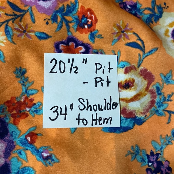 BeBop Floral Orange Purple Racerback Sundress - Taylor Swift Eras Tour Size XL - Picture 8 of 9